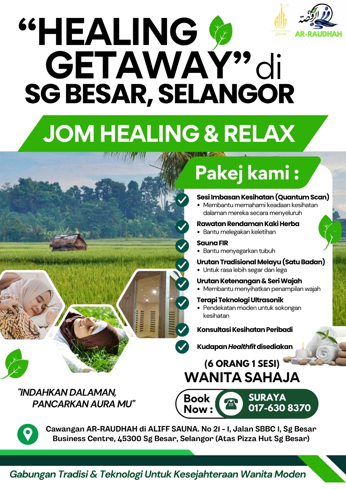 PAKEJ HEALING GETAWAY SG BESAR